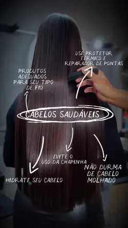 Cabelos saudáveis 