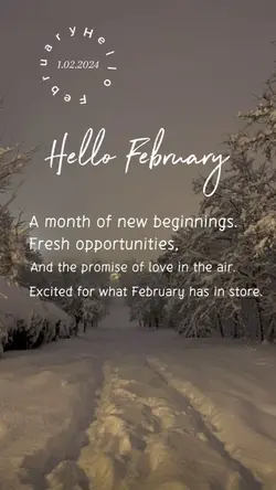Hello February 