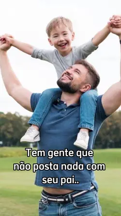 foto com seu pai