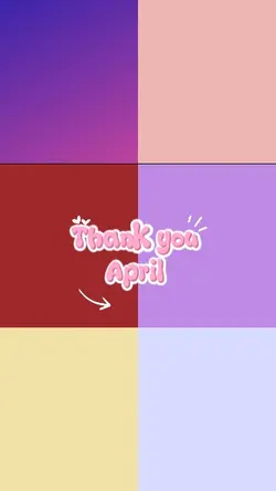 Thankyou April