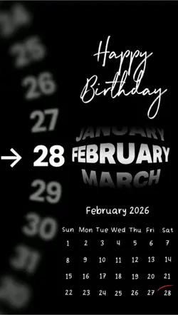 BIRTHDAY 28 FEBRUARY