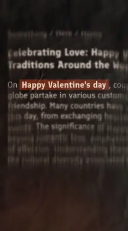 Happy valentines day