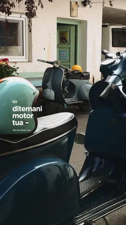 ditemani motor tua