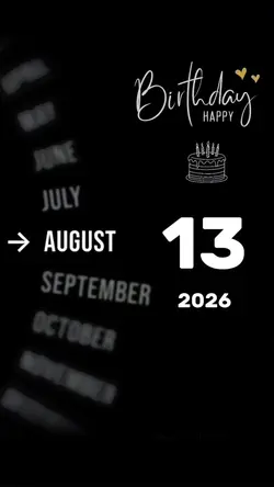 Hbd 13 August 2026