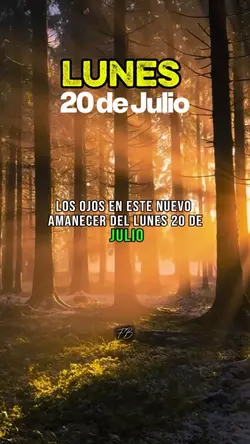 LUNES 20 DE JULIO