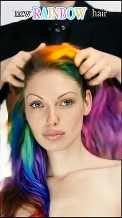 NEW RAINBOW HAIR 