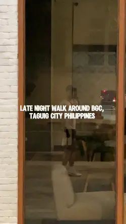 late night walk! 