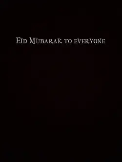 Eid Mubarak 