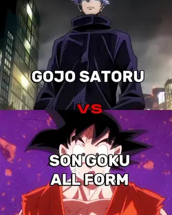 Gojo vs goku alForm