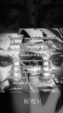 Le maschere cadono