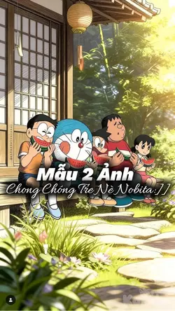 Mẫu 2 Ảnh Doraemon 