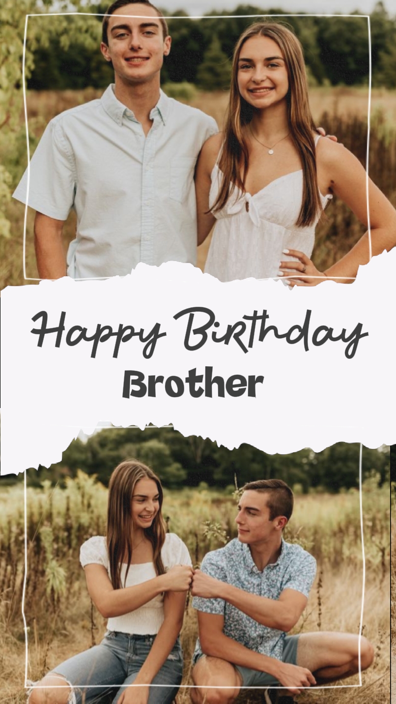 Birthday Template for Brother Ravi - Pippit
