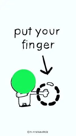 put your finger