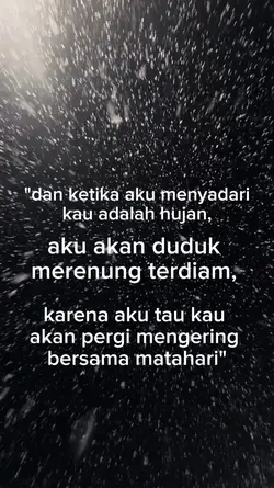 kau adalah hujan