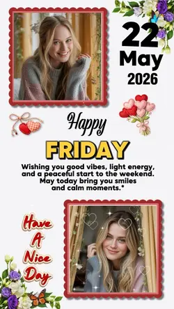 Friday 22 May 2026