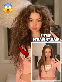 straight hair 