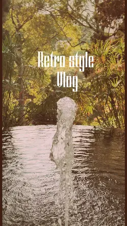 Retro style vlog