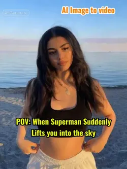Superman flying