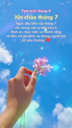 Xin chào tháng 7