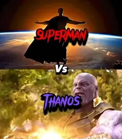 Superman vs Thanos