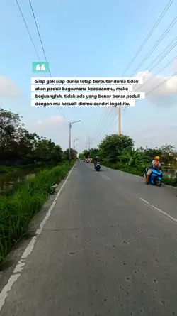 Peduli kan dirimu.