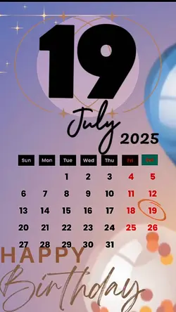 birthday 19 july 