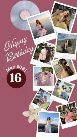 BIRTHDAY 16 MAY 2025
