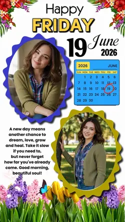 FRIDAY 19 june 2026
