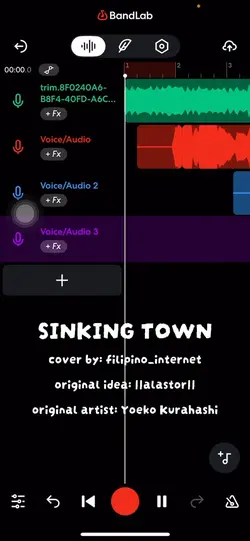 sinking town