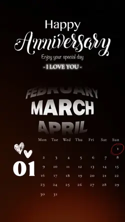 Anniv 01 March 2026