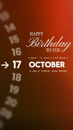 HBD 17 OCTOBER