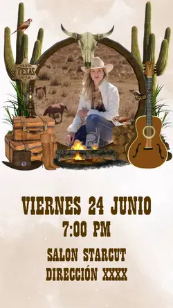Invitacion vaquera