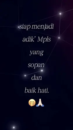 siap menjadi adik"