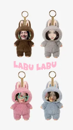ลาบูบู้ 4 คน🐰🤍ྀི