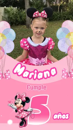 Minnie invitación 