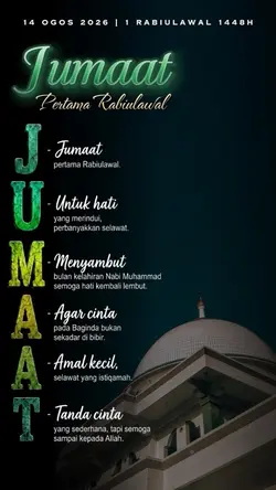 AKROSTIK JUMAAT