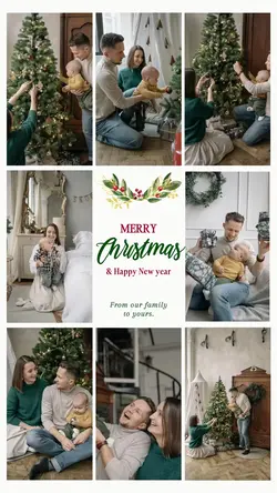 christmas collage