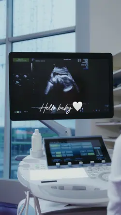 Hallo baby ultrasoud