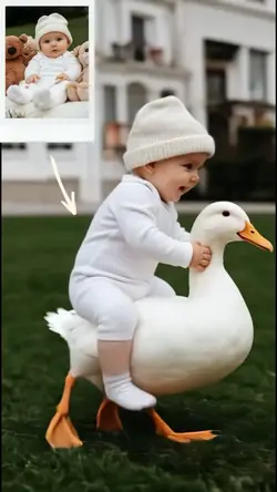 Baby ride duck 