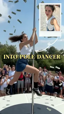 into pole dancer 