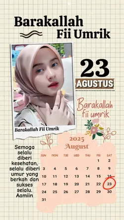 Milad 23 Agustus