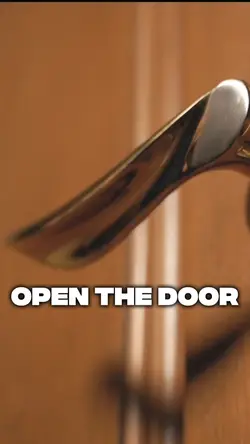 open the door