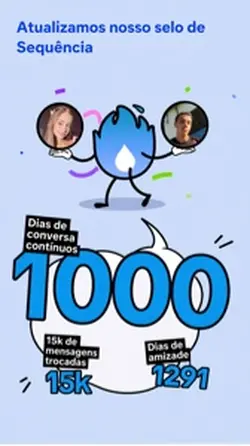 Foguinho 1000 dias