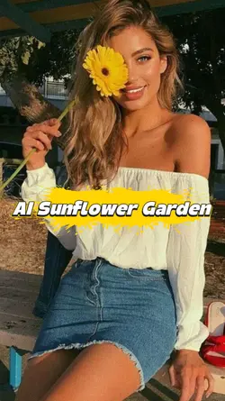 AI Sunflower Garden