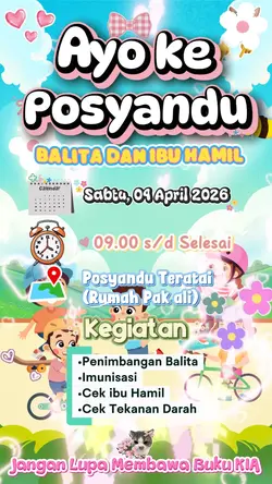 UNDANGAN POSYANDU