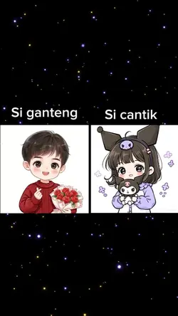 SI ganteng si cantik