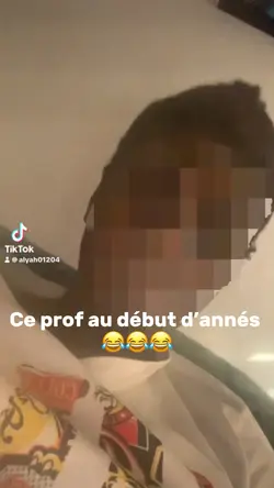Ce proff au début😂😂