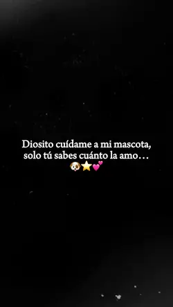 Mi Mascota ❤️‍🩹⭐️