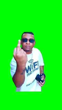Middle finger meme
