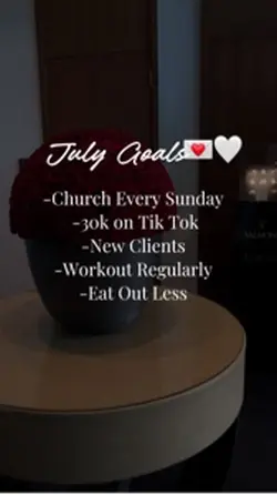 July Goals 
